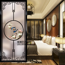 Entrance Living room screen Bedroom kitchen partition wall Simple modern European decoration Wet and dry area Frosted glass