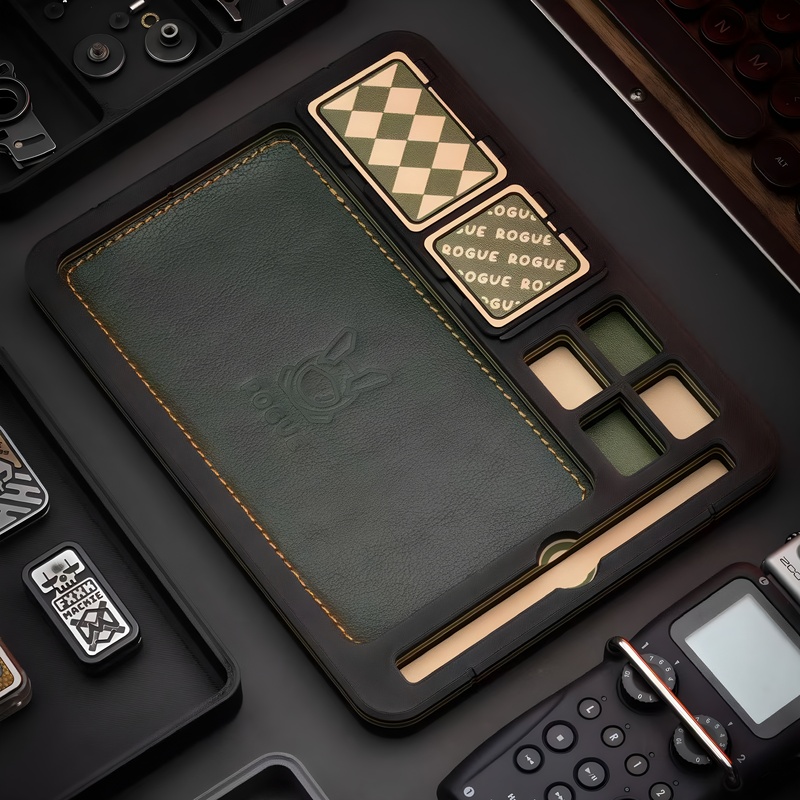 【Edc Toy Leather Pad Control Panel】Exclusive Product by Rogue Trendy Toys