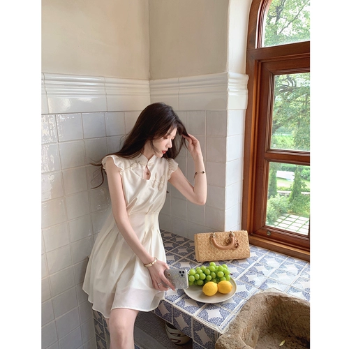 Джилл старшая сестра в июле и рукава Хуа Сяофей китайский чинсам/летучая мышь талия и тонкая ленивая операция