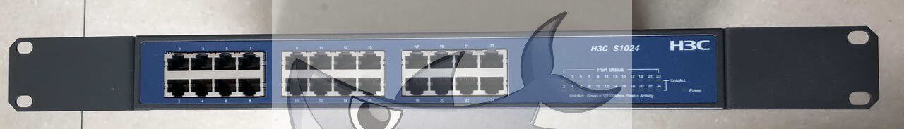 Used original H3C S1024 - 24 hundred trillion desktop switches with hanging ears