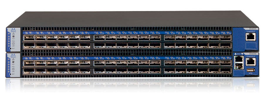 Mellanox SX6025 SX6036T SX6036F 56Gbps InfiniBand VPI switch