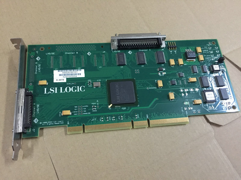 HP Small Prototype LSI8955-66 PCI-X Single Channel SCSI Card A6828-60101