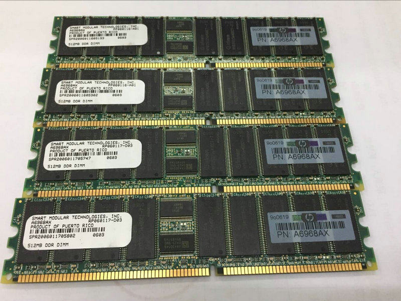 HP HP Small Machine Memory 512M DDR DIMM A6968-69001 A6968AX