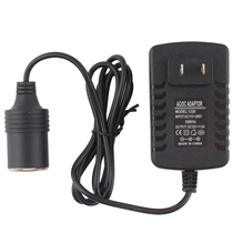 Home car cigarette lighter plug power converter 220V to 12V2A driving recorder purifier car charger