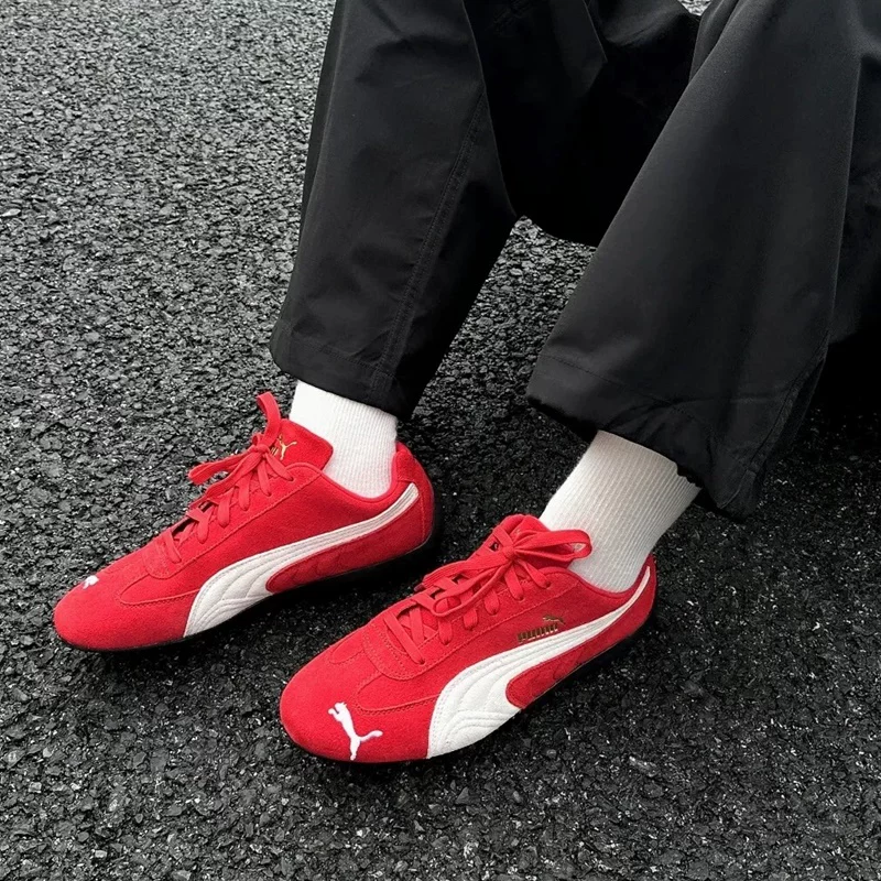 PUMA Speedcat OG Мужская и женская профессиональная гоночная обувь 24 Новое 398846-02 Park Caicai Ying то же