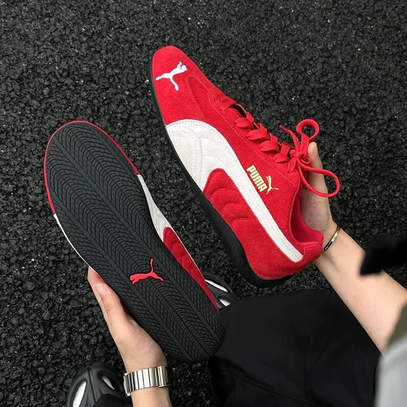 PUMA Speedcat OG Мужская и женская профессиональная гоночная обувь 24 Новое 398846-02 Park Caicai Ying то же