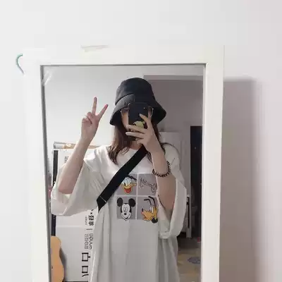 European version of the big version of the T-shirt skirt buyer show white Oh, please refer