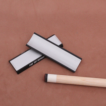 Aluminum alloy double-sided leather head file rod repair tool leather head grinding tool 2-in-1 leather head maintenance tool billiard accessories