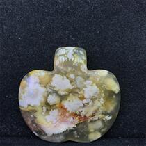 Yazhibo Madagascar Natural Cherry Agate Women ice permeable Pendant