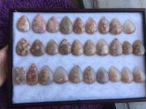 Yazhibo natural Madagascar cherry blossom agate pendant no matter brand ring ring face women live to pick up leakage