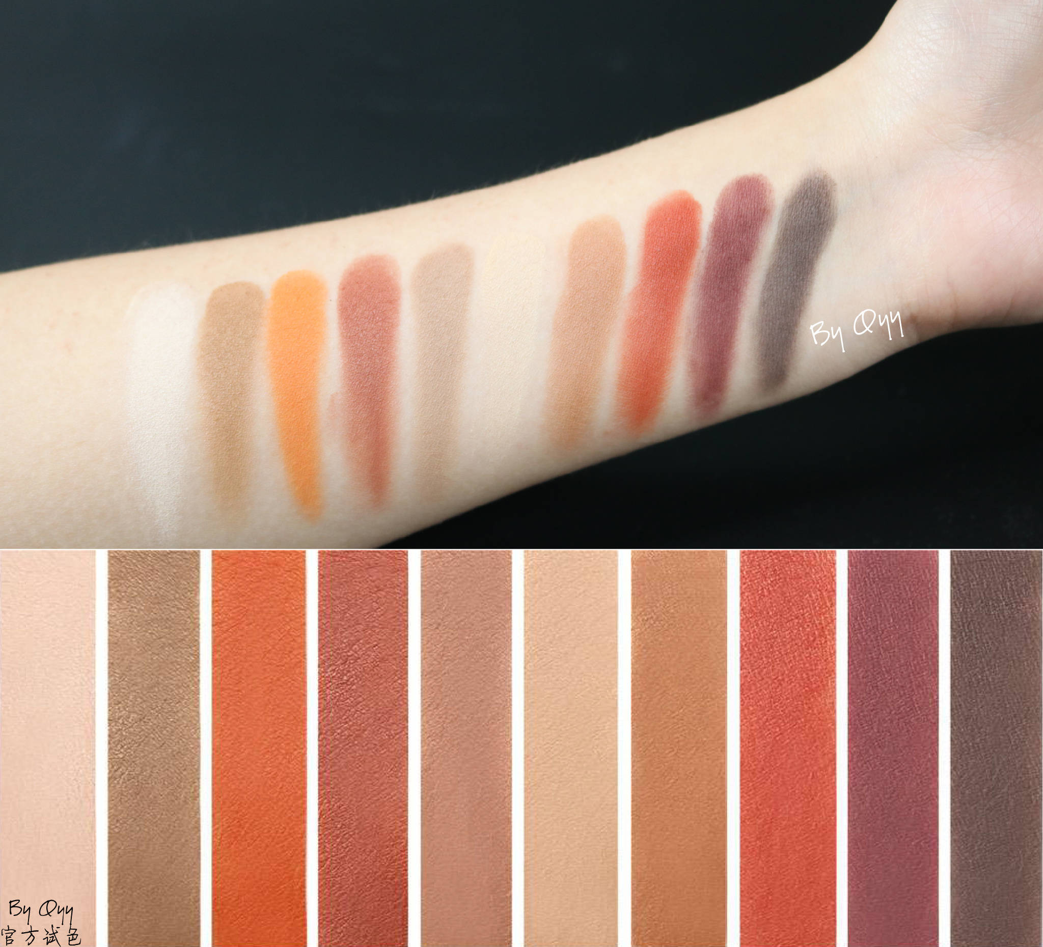Giao hàng ngay! Apanpan Đức Zoeva Eyeshadow Pan Pumpkin Pan Caramel / Ca cao / Hoa hồng / - Bóng mắt phấn mắt nyx