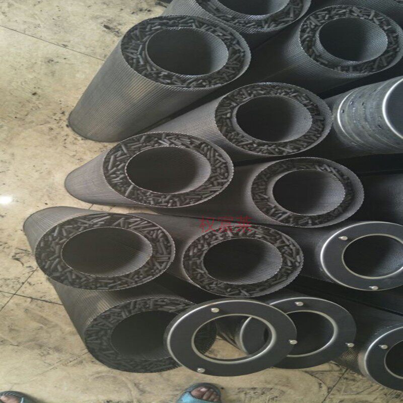 Deodorising adsorption type active carbon filter charcoal cartridge to odorigas (right Fullet) cylindrical activated carbon filter