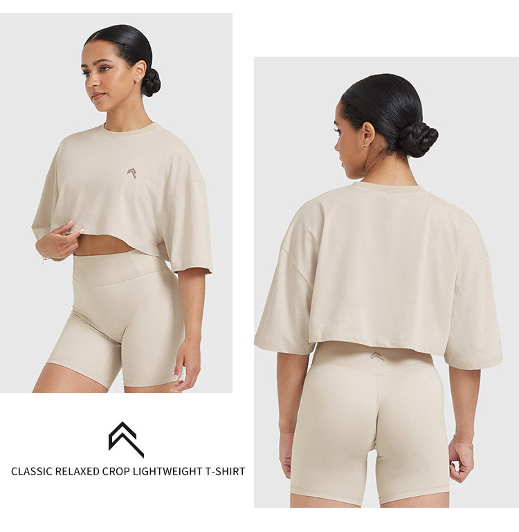 Покупка товаров ONER ACTIVE свободный краткое модель короткий рукав CLASSIC RELAXED CROP LIGHTWEIGHT 