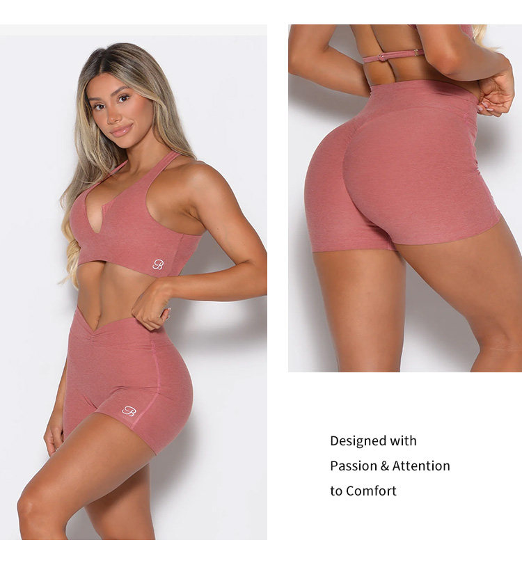Сейчас в наличии BOMBSHELL SPORTSWEAR новый высокий талия плотно шорты V ACTIVE SHORTS 
