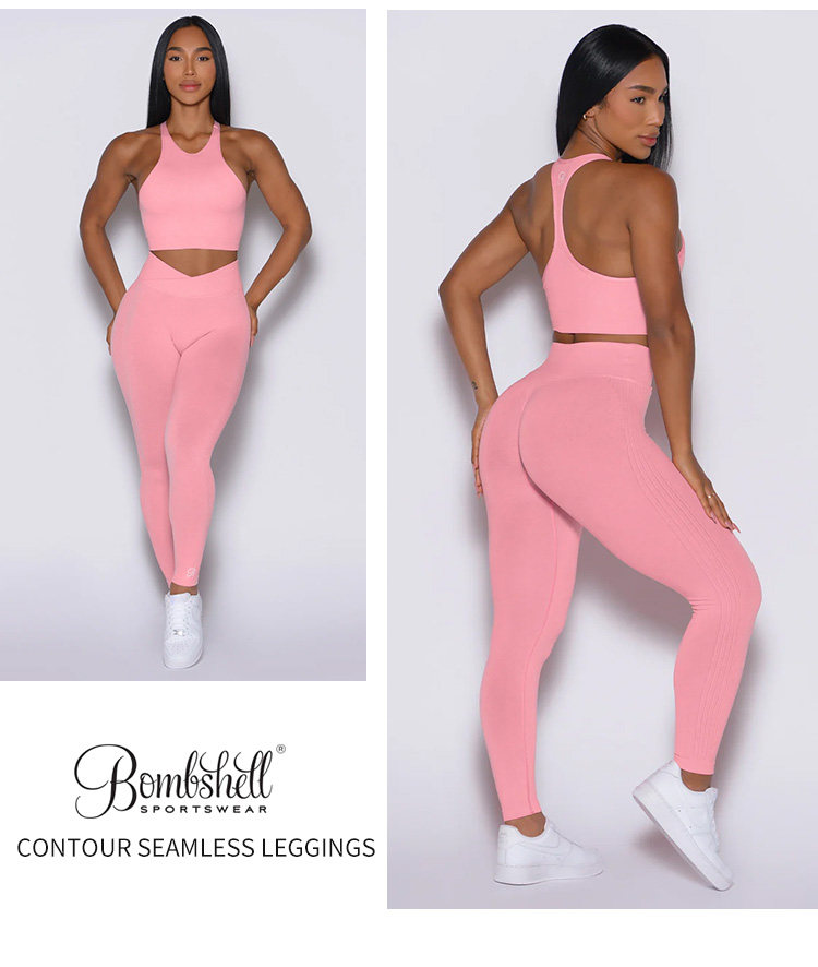 Зазор BOMBSHELL SPORTSWEAR талия движение брюки CONTOUR SEAMLESS 
