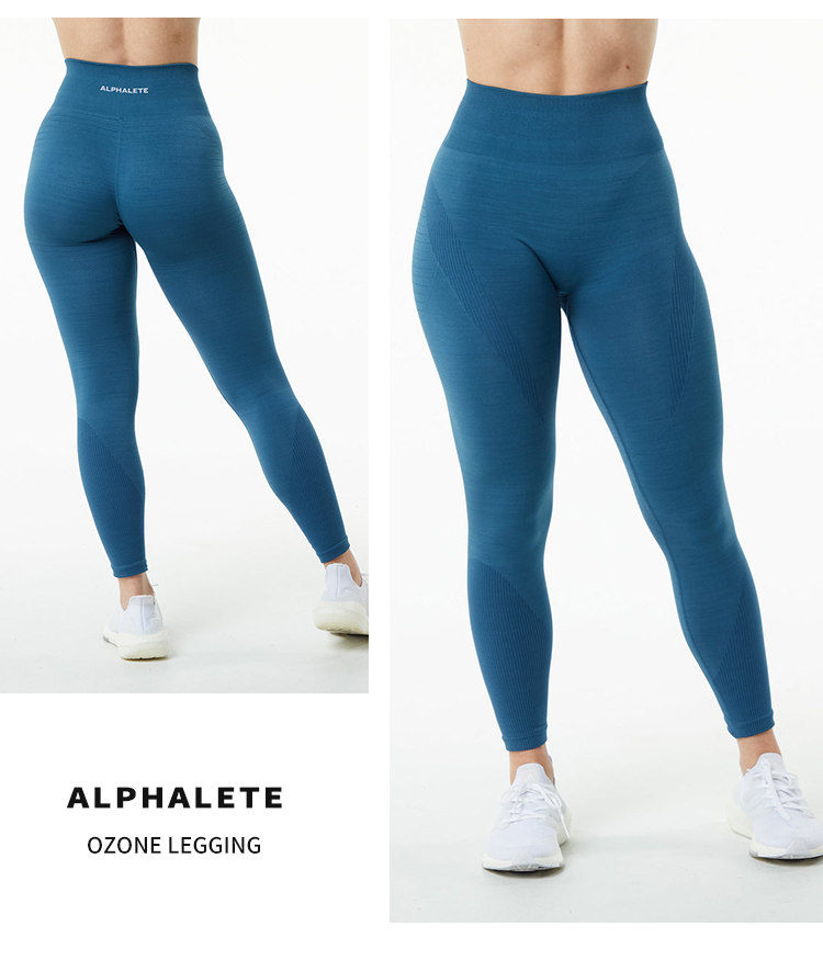Имеется в наличии в китае ALPHALETE мисс талия движение фитнес длинный и обтягивающий Штаны озоновый леггинг 