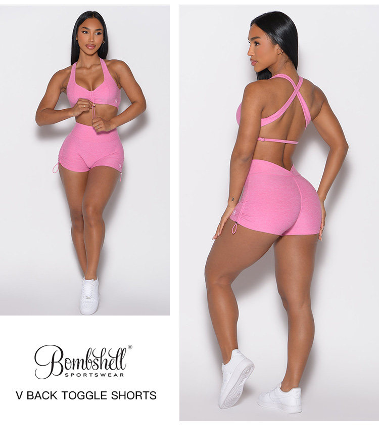 Официальный сайт санкционировать Bombshell Sportswear V-Waist шнурок шорты V Back Toggle Shorts 
