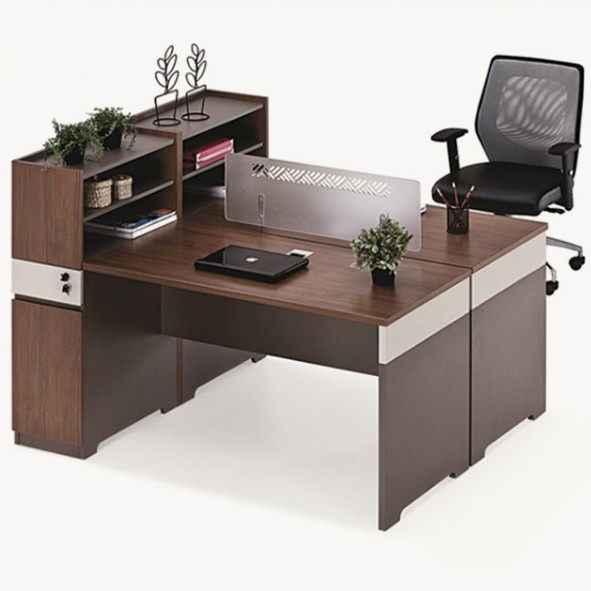 Office furniture single - person financial tables and chairs combination of simple modern screen job desk 2 people computer table 4 people