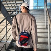 Han Prints trend single shoulder bag Mens canvas bag Diagonal Satchel Wave Card Students Sports Backpacker Tide Boy Bags