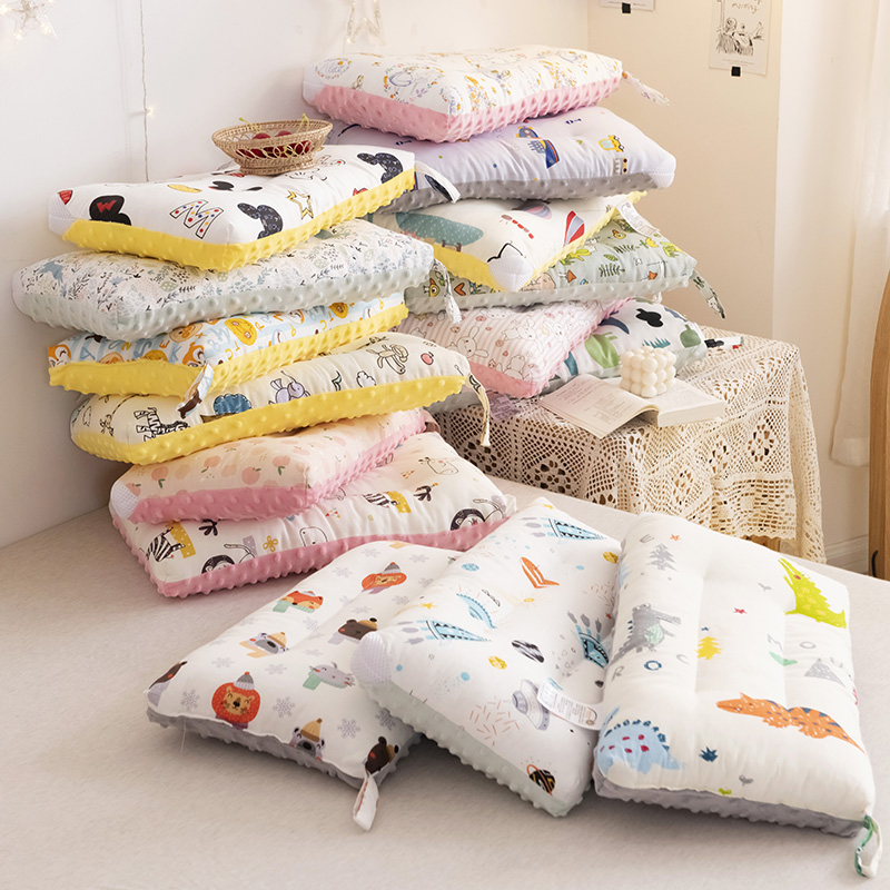 Appeasement bean-bean pillow core full cotton bean suede pillow Children's baby 3-6-10-year-old Kindergarten Nap Season Universal