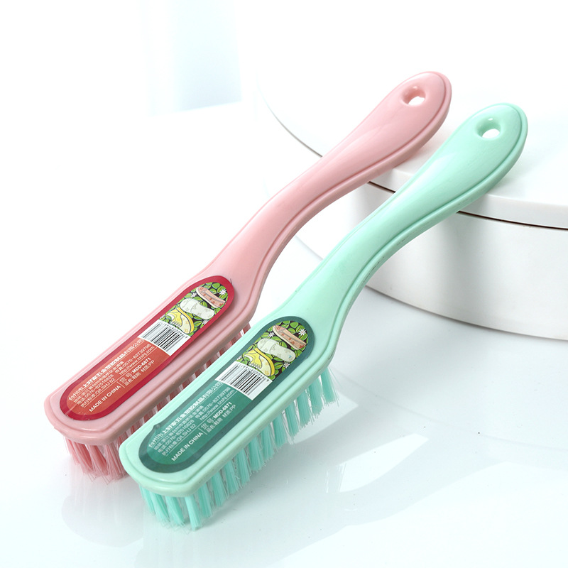 Multifunctional shoe brush washing brush soft hair cleaning shoes washing household clothes shoe polishing small plastic plate brush does not hurt hands