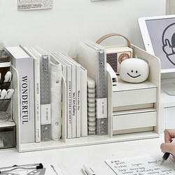 Desktop Bookshelf Desk Bookshelf Storage Box Office Desk File Student Book Storage Rack Creative Pen Holder
