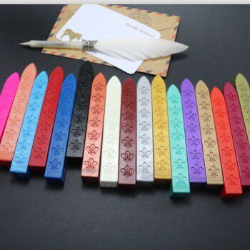 South Korea custom seal retro seal wax fire paint seal fire paint wax strip stick seal promotion special price various wax