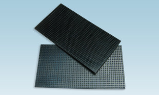 Rubber shock-absorbing pad shock-proof pad buffer pad air-conditioning pump fan rubber pad 450*250*20mm