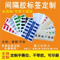 Removable transparent dragon synthetic paper is waterproof and tear-proof without leaving glue hand-tearable custom-made flat roll label paper printing