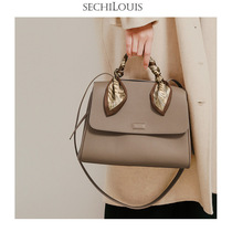 Advanced sense simple large capacity commuter tote bag female leather Hand bag new fashion temperament shoulder shoulder bag