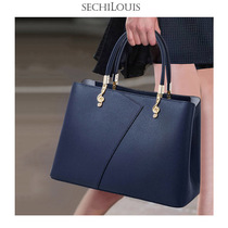 Light luxury fashion large capacity leather Hand bag female 2021 new commuter mother cowhide shoulder crossbody bag