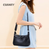 Сумка через плечо, вместительная и большая сумка на одно плечо для матери, из натуральной кожи