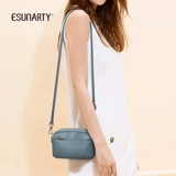 Сумка для телефона, весенняя черная сумка через плечо на одно плечо, тренд сезона, из натуральной кожи