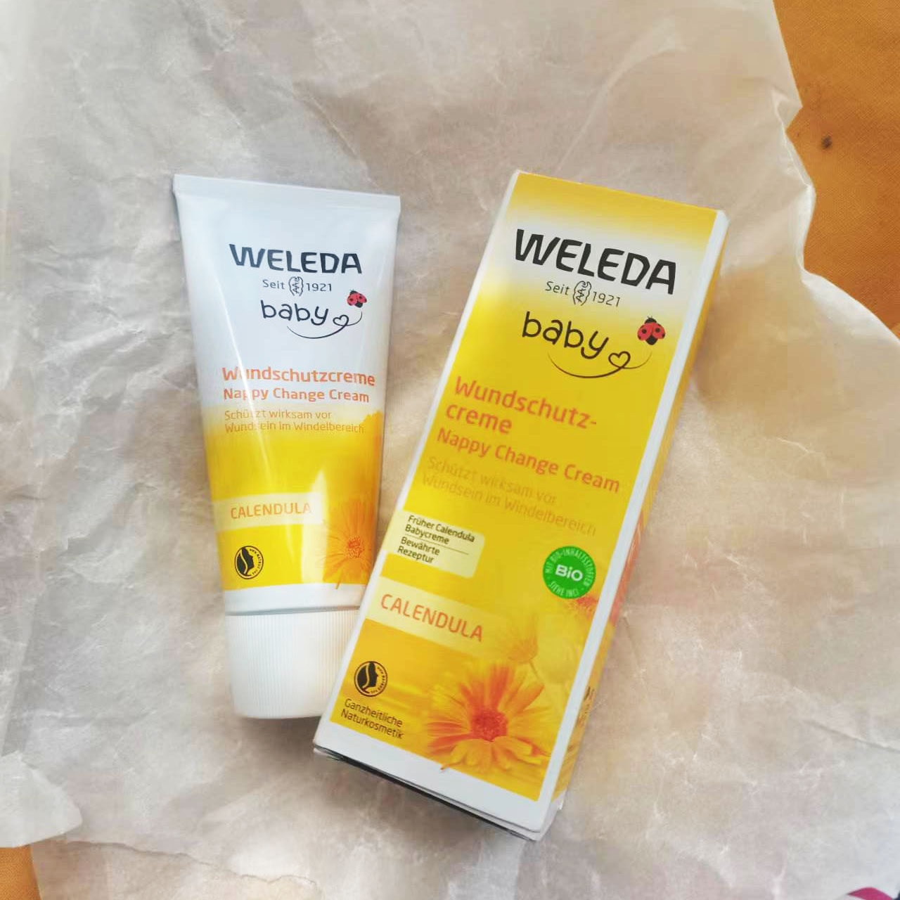 German Welda Golden Flowers Newborn Baby Treasure Hip Cream Hip Cream Pp Cream Anti-Red Fart Vired 75ml