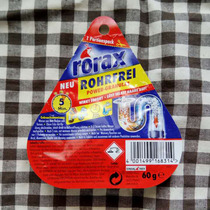 German Rorax pipe dredging cleaning powder hair clogged food residue 60g
