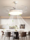 2026 New Model Household Invisible Fan Light for Living Room and Dining Room, Variable Frequency Ceiling Fan Light for Bedroom, Integrated Electric Fan Chandelier