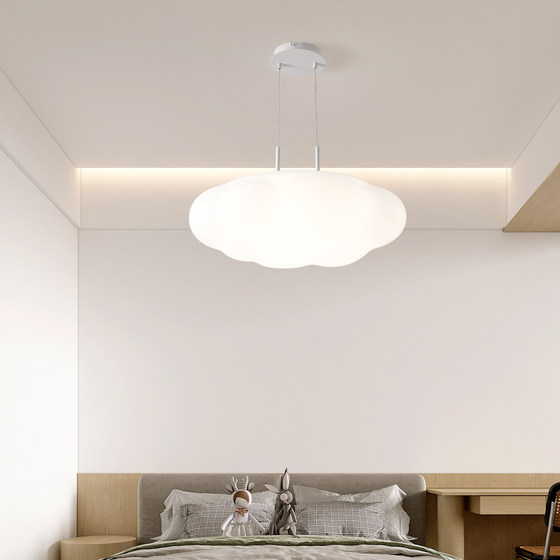 Children's Room Lamp Cloud Ceiling Lamp Creative Cotton Cloud Trendy Boy and Girl Room Lamp Modern Minimalist Bedroom Lighting