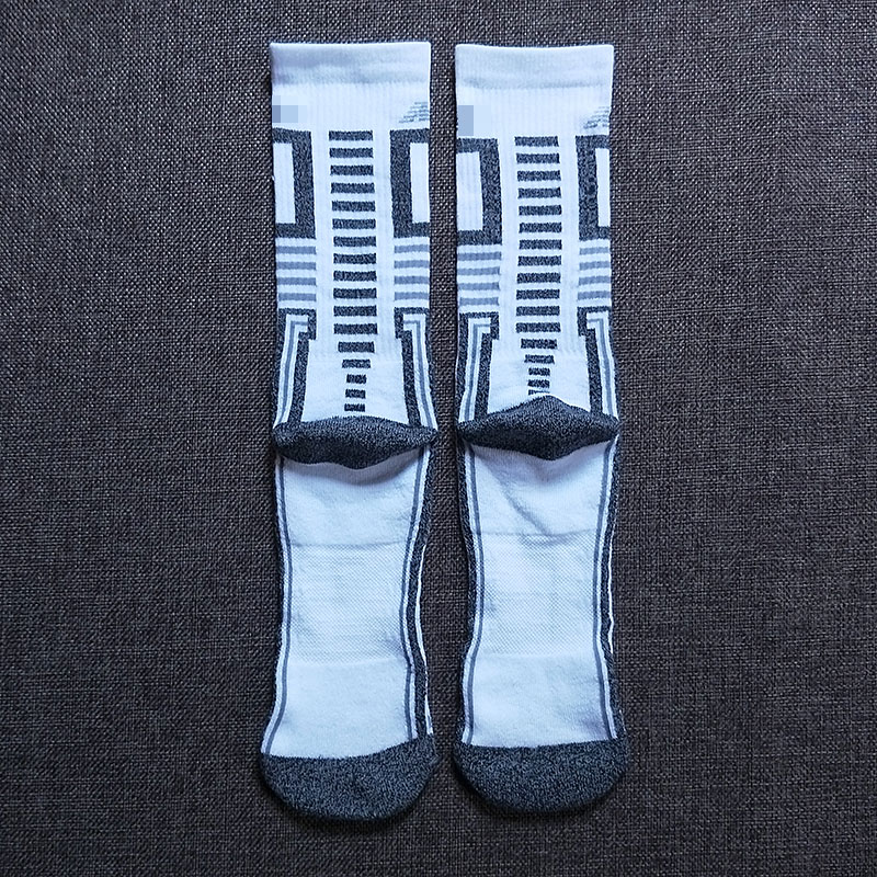 Professional Running Compression Sports Socks Men's Towel Bottom High Drum Basketball Socks Breathable Fitness Speed Dry Long Silo Socks