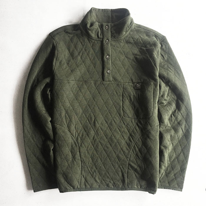 Foreign Trade Single Quilted Cotton Cotton Men Autumn Winter Warm Warm Sweater Jacket Europe and America Li Cover Casual Costume