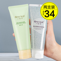 One leaf dehorned quality deep cleansing of pores facial defoliation blackhead facial male and female facial cleanser mousse