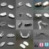 Glasses nose tray Eye tray Silicone non-slip snap plug-in accessories Myopia frame Airbag Nose tray pad