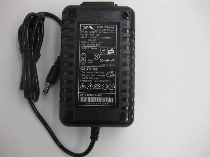 Original 24V3 5A power adapter product suffix DC55*2 5 interface
