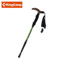 KingCamp / Conor cắm trại ngoài trời đi bộ đường dài hợp kim nhôm bốn phần T xử lý thép vonfram hấp thụ cực trekking KA4667 - Gậy / gậy 	mua gậy dò đường cho người mù	