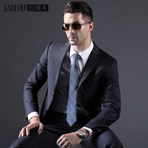 LaBov men autumn suit suit wool business dress suit wedding suit groom dress professional dress