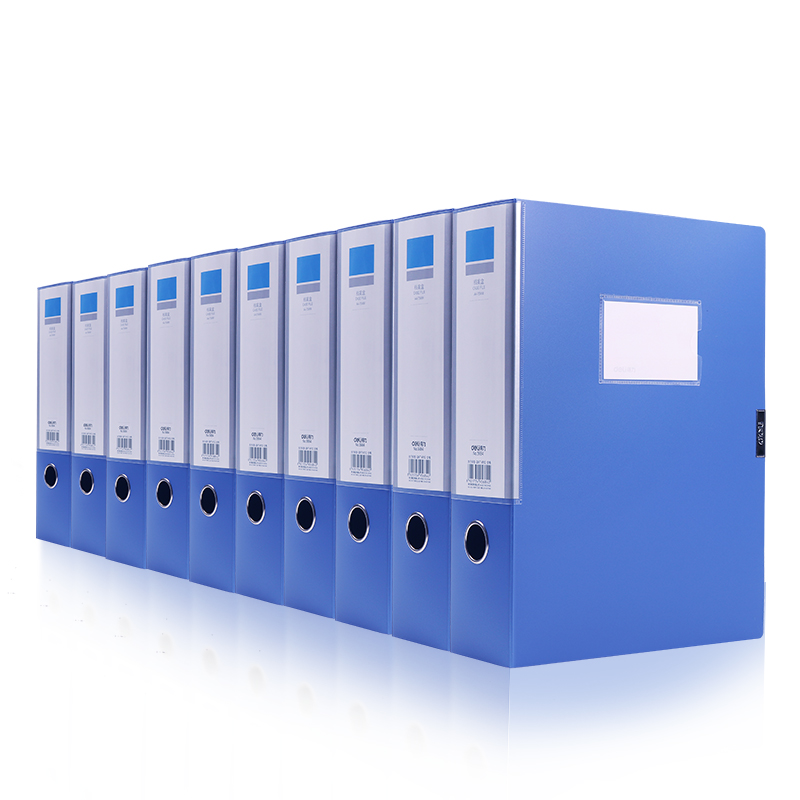 Del A4 file box file box file box file box plastic Kraft paper large