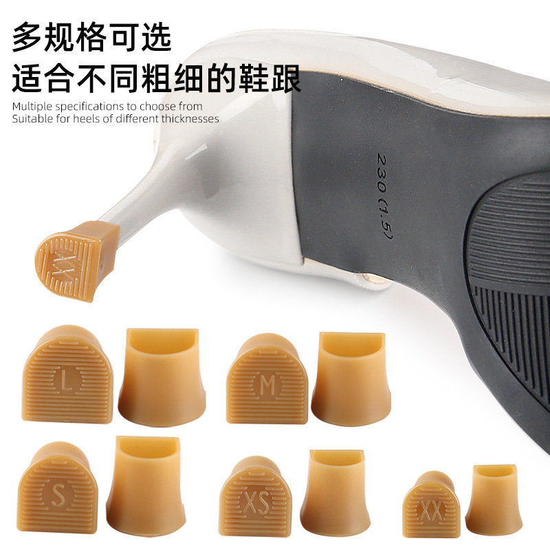 Heel Protector for Women's High Heels, Anti-Slip, Silent, Wear-Resistant, U-Shaped Horseshoe Heel Repair and Replacement Tpu Heel Cover Heel Protector for Women's High Heels, Anti-Slip, Silent, Wear-Resistant, U-Shaped Horseshoe Heel Repair and Replacement Tpu Heel Cover