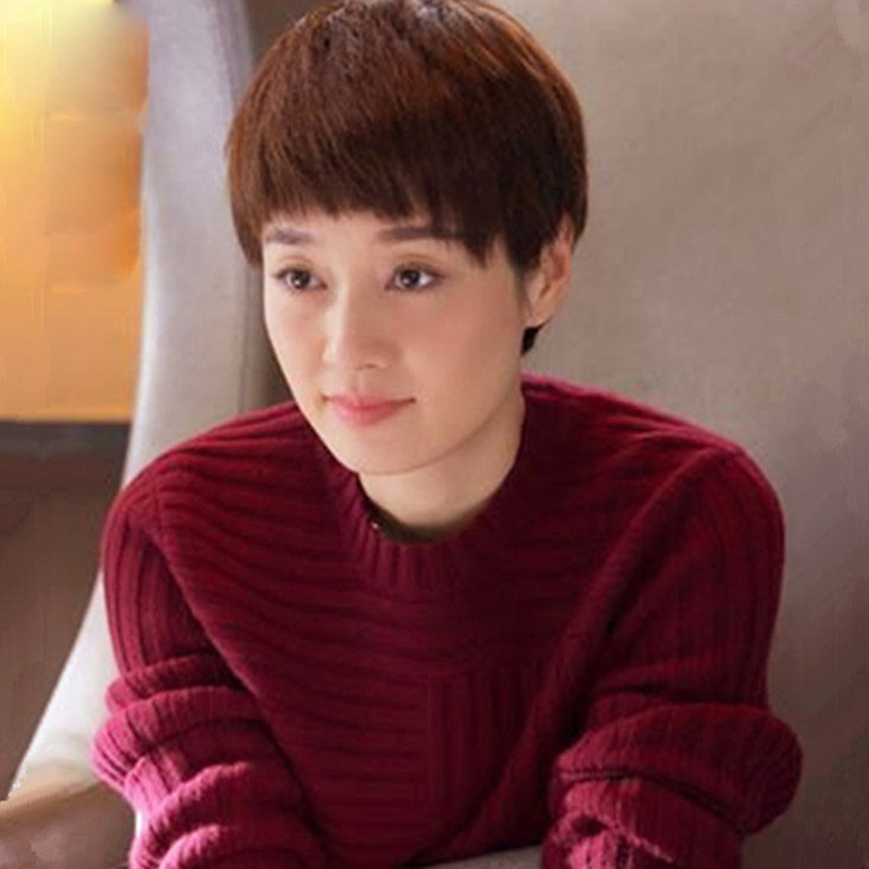 Ma Yili, a Famous Actress, Wears the Same Style of Autumn and Winter Sweater for Outerwear, Cherry Wine Red Retro Knitwear