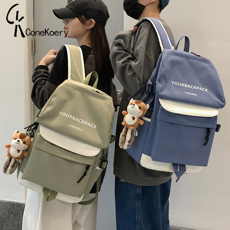 French Collider Large-volume Bag Boys Boomers High School College Students Double Shoulder Bag Women's Light Sports Lovers Travel Bag