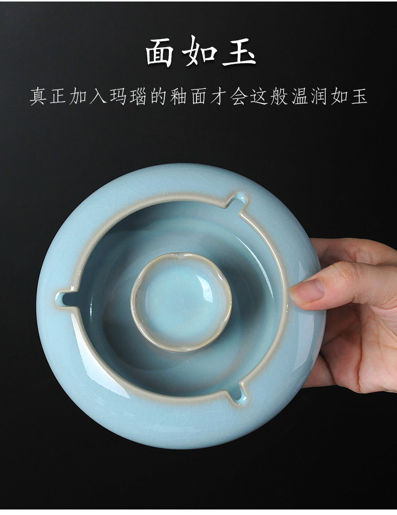 Ceramic ashtray individuality creative trend wind large living room home office Chinese style classical your up the ashtray