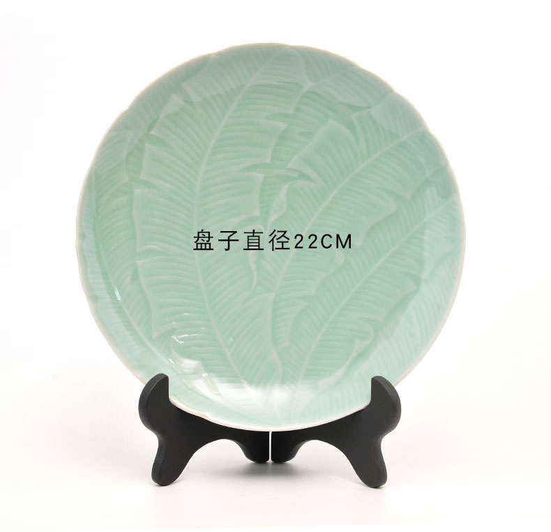 A tripod base plate decoration disc round fan crafts display shelf brackets puer tea cake stand